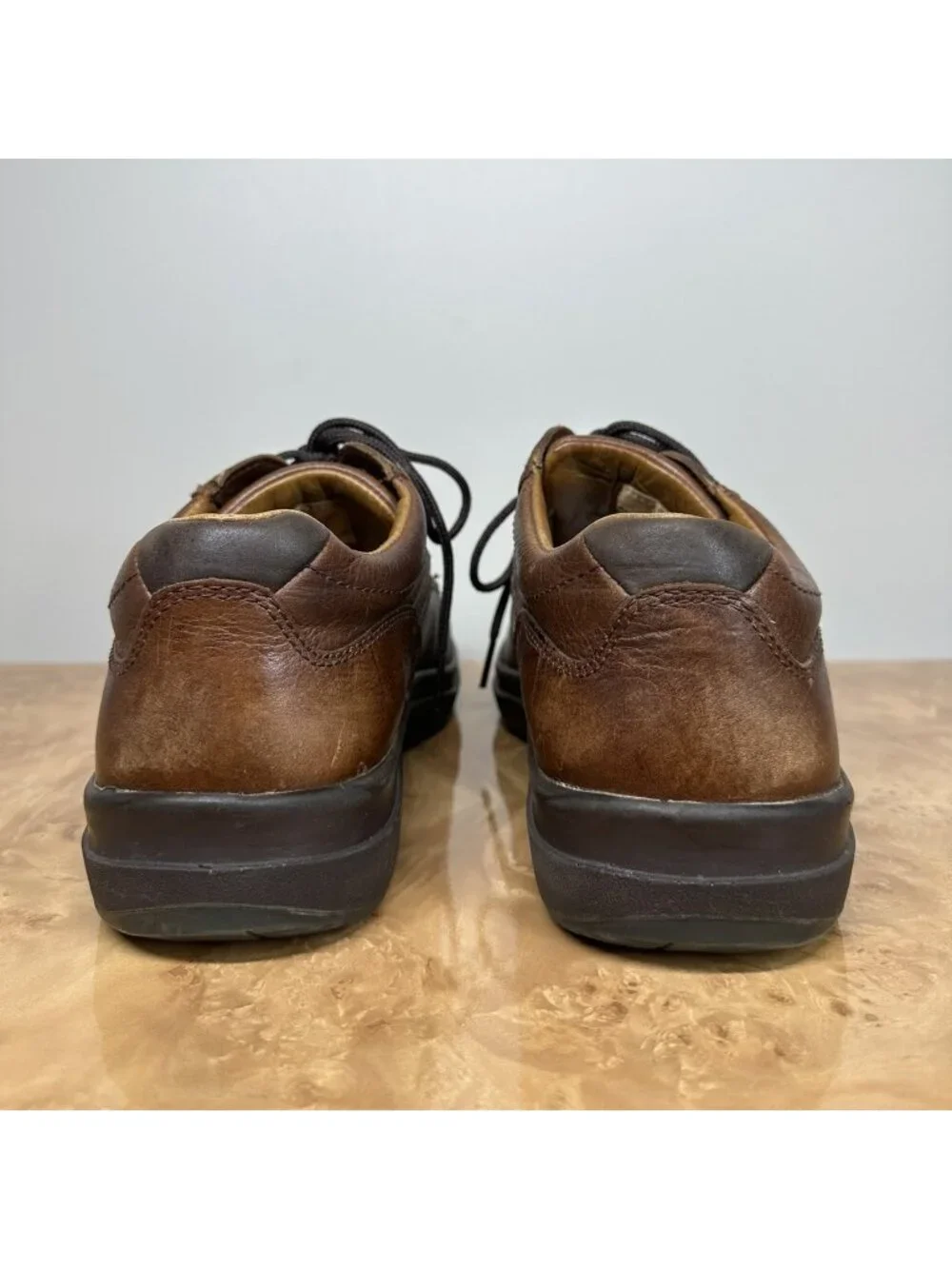 Red Wing 668 Mens 10 EE Brown Leather Moc Toe Oxford Comfort Work Shoes